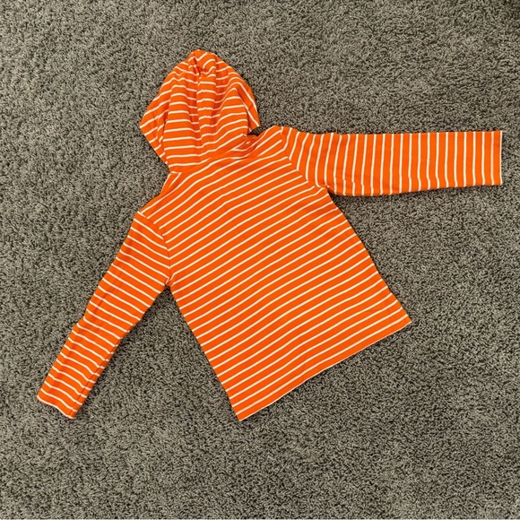 Janie and Jack boys Henley hooded striped shirt, size 7 - Picture 9 of 9